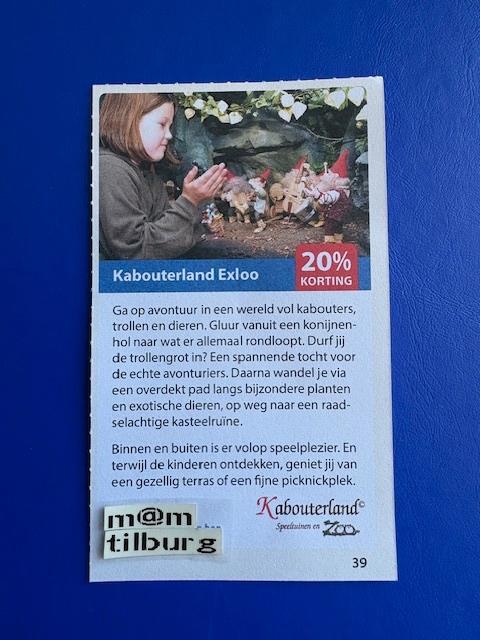 Kabouterland Exloo 20% korting tot 1-7-2027, Tickets en Kaartjes, Kortingen en Cadeaubonnen, Drie personen of meer, Overige typen