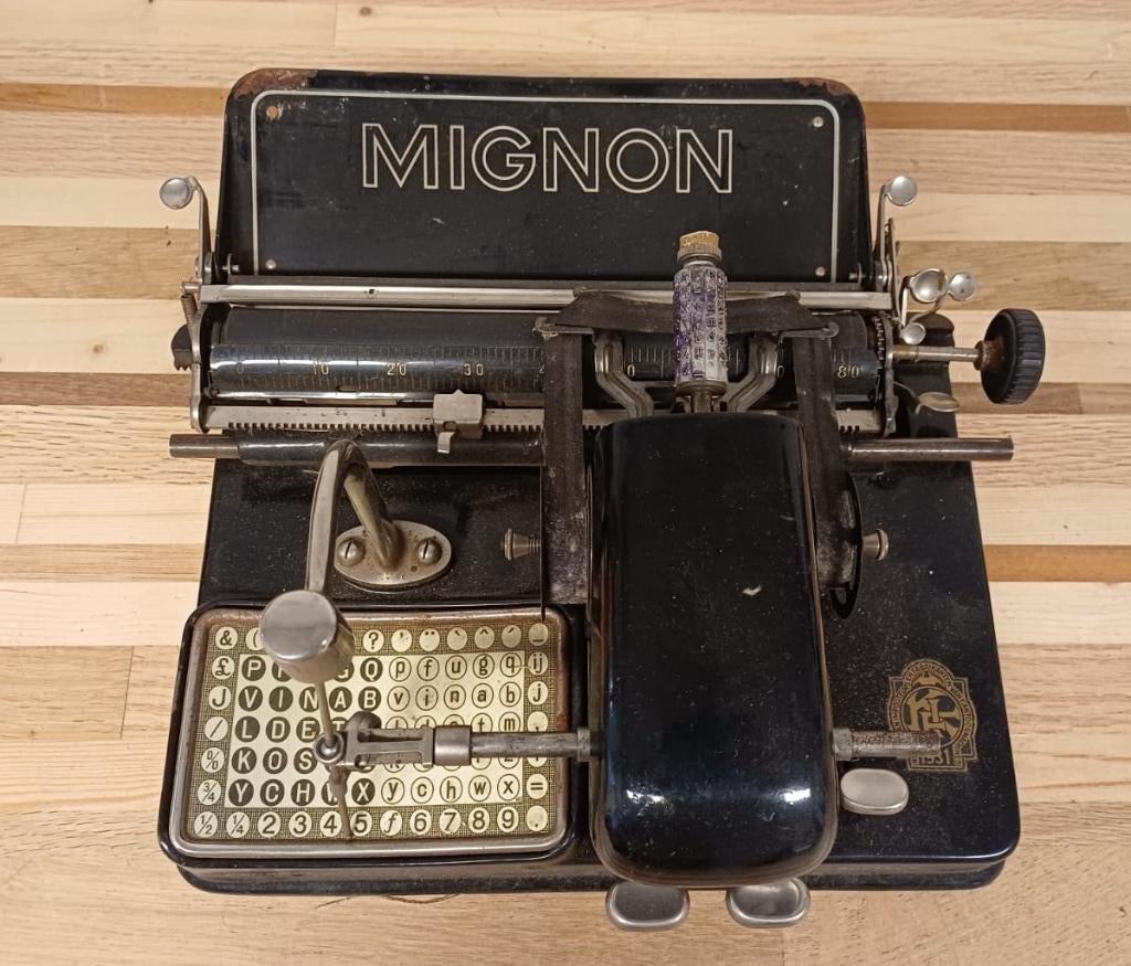 Vintage Mignon typemachine, Ophalen of Verzenden