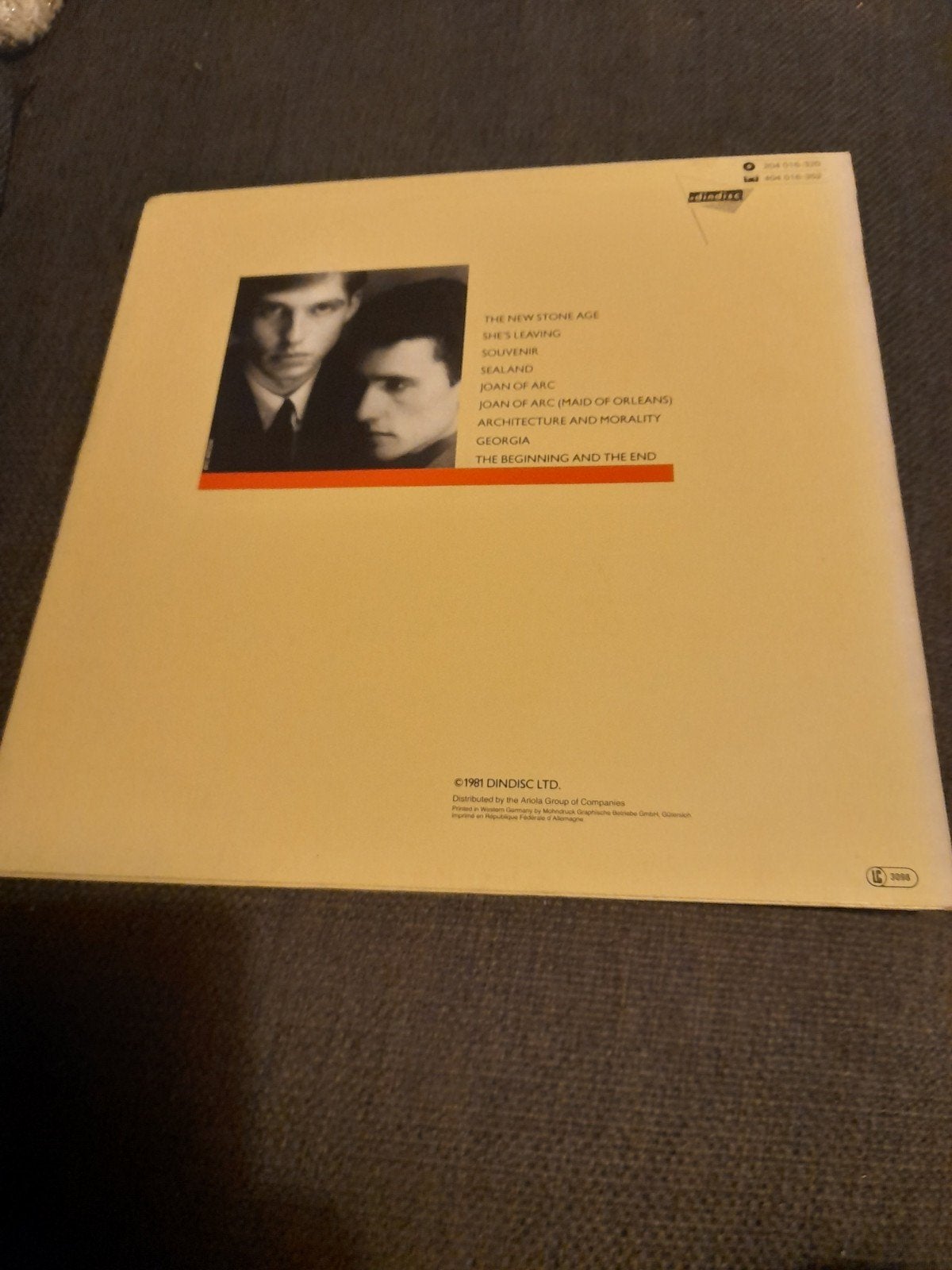 OMD - Architecture & Morality LP (1981), LP, Gebruikt, Verzenden, Originele persing
