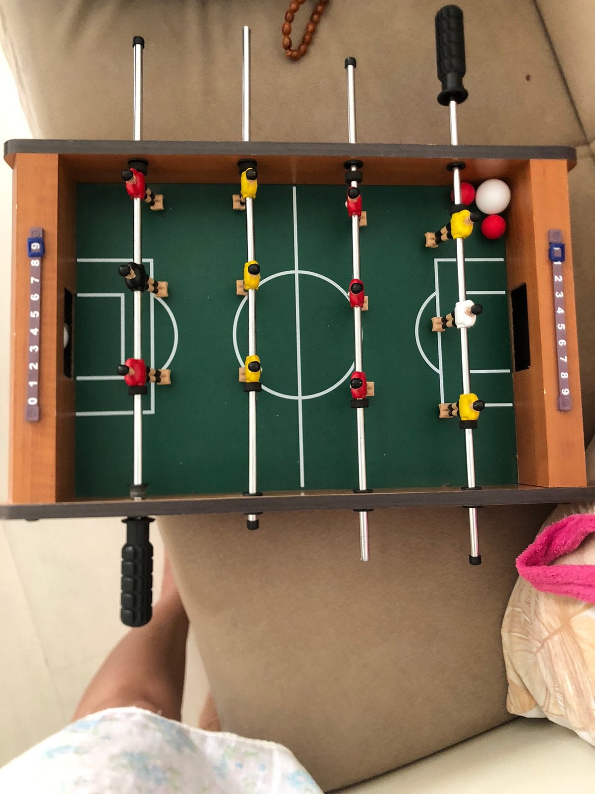 Tafelvoetbal, Ophalen, Zo goed als nieuw