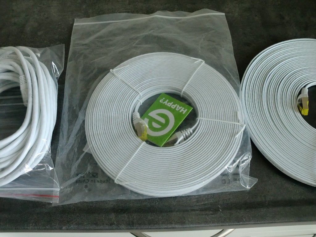 lan kabel nieuw 20 mtr 15 mtr 10 mtr. cat 7 / cat 6, Computers en Software, Pc- en Netwerkkabels, Ophalen of Verzenden, Nieuw