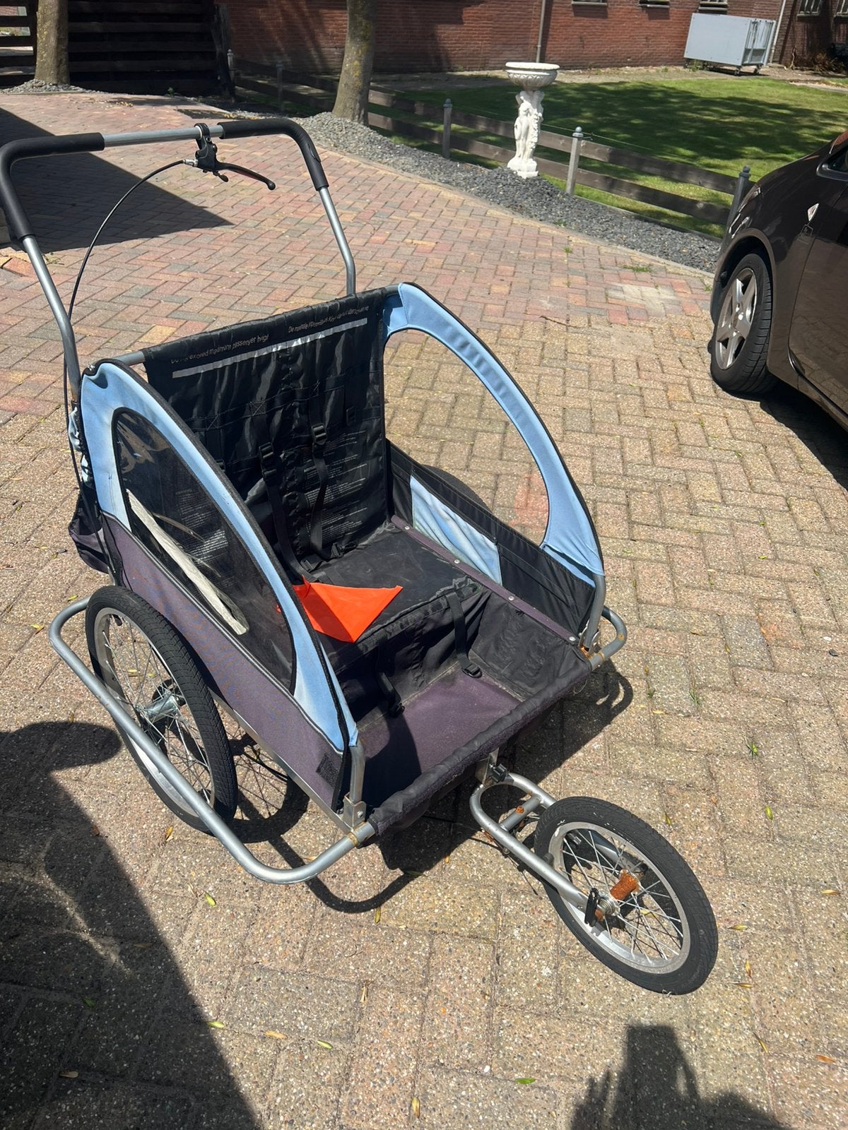Kinder/honden kar buggy, Ophalen, Gebruikt, Opvouwbaar, Kinderkar