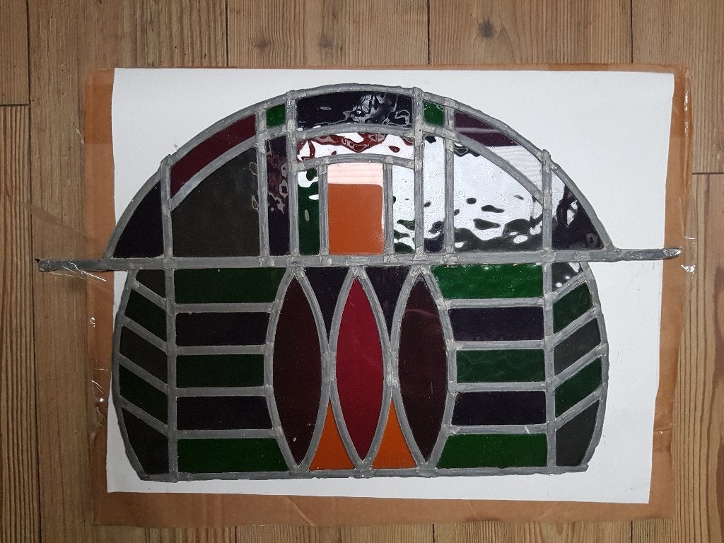 Glas in lood, Ophalen of Verzenden, Minder dan 80 cm, Glas in lood, Minder dan 80 cm