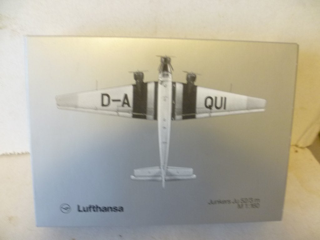 Herpa Lufthansa Junkers JU 52/3 m 1:160 Vliegtuig schaalmode, Ophalen of Verzenden, Nieuw, Schaalmodel