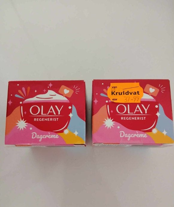 2 x Olay Regenerist Dagcrème 50 ML, Ophalen of Verzenden, Nieuw, Gehele gezicht, Verzorging