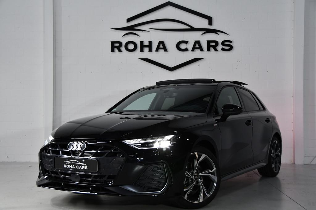 Audi A3 Sportback 35 TFSI S-edition 3x S-Line, Pano, Cam, Ap, Automaat, Stof, Gebruikt, Zwart