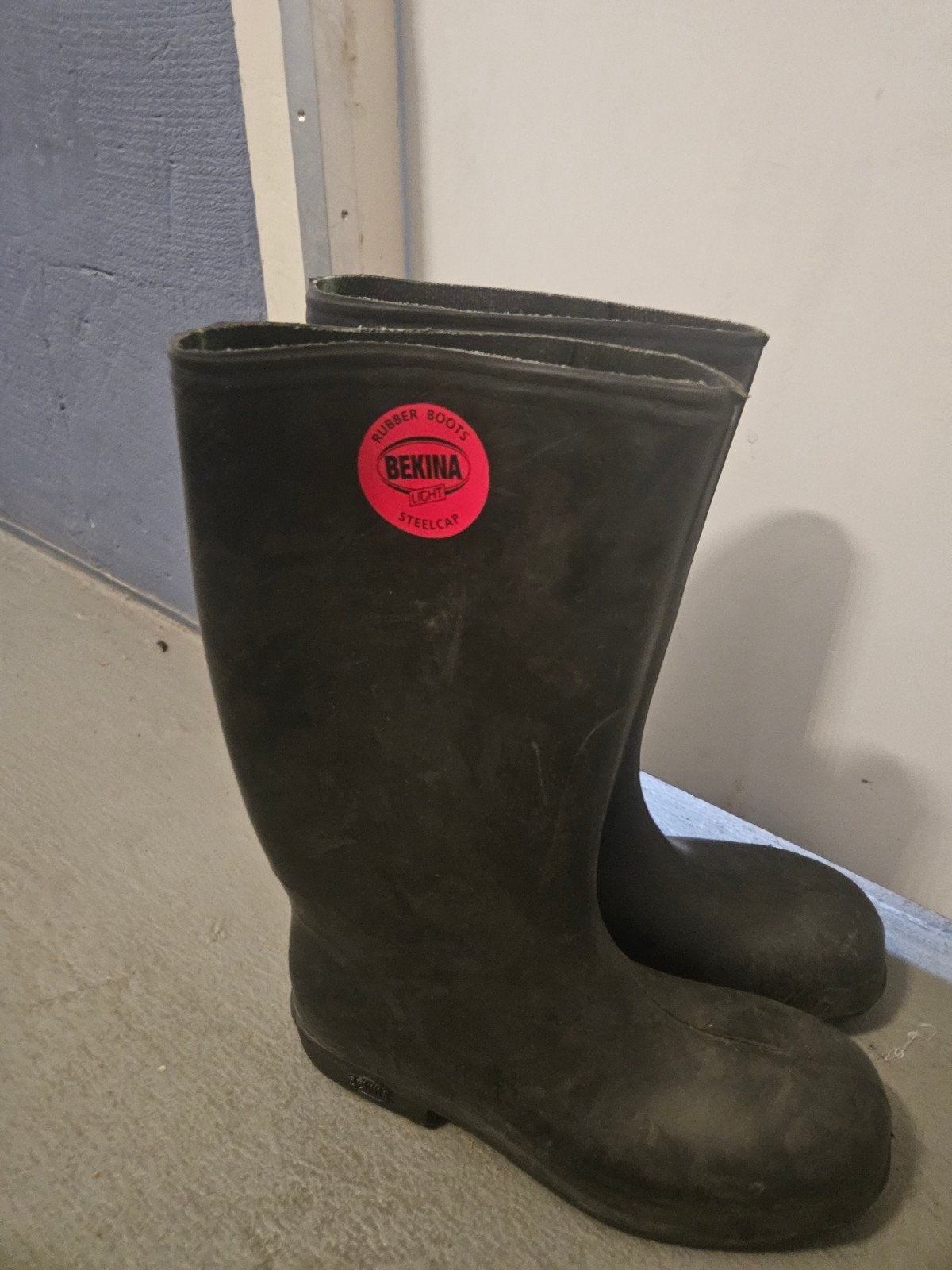 Bekina Light Steelcap Rubber Laarzen maat 44, Ophalen, Gebruikt