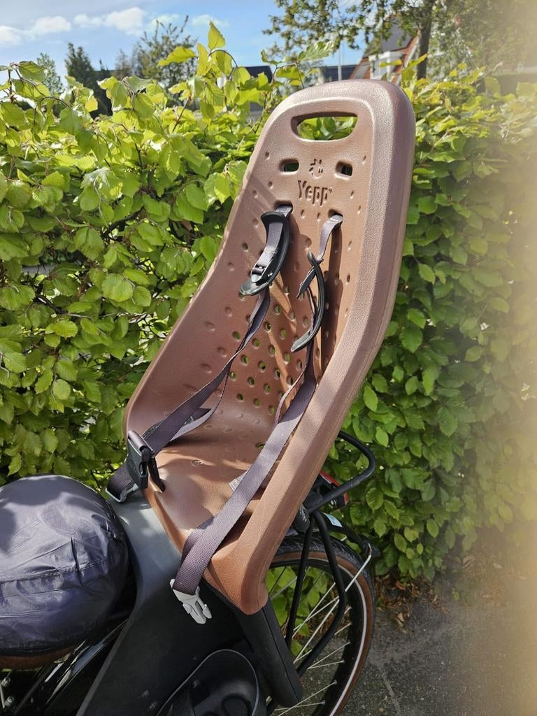 Yepp Achterzitje Bruin - Comfortabel en Veilig, Achterzitje, Yepp, Ophalen of Verzenden, 9 t/m 36 kg