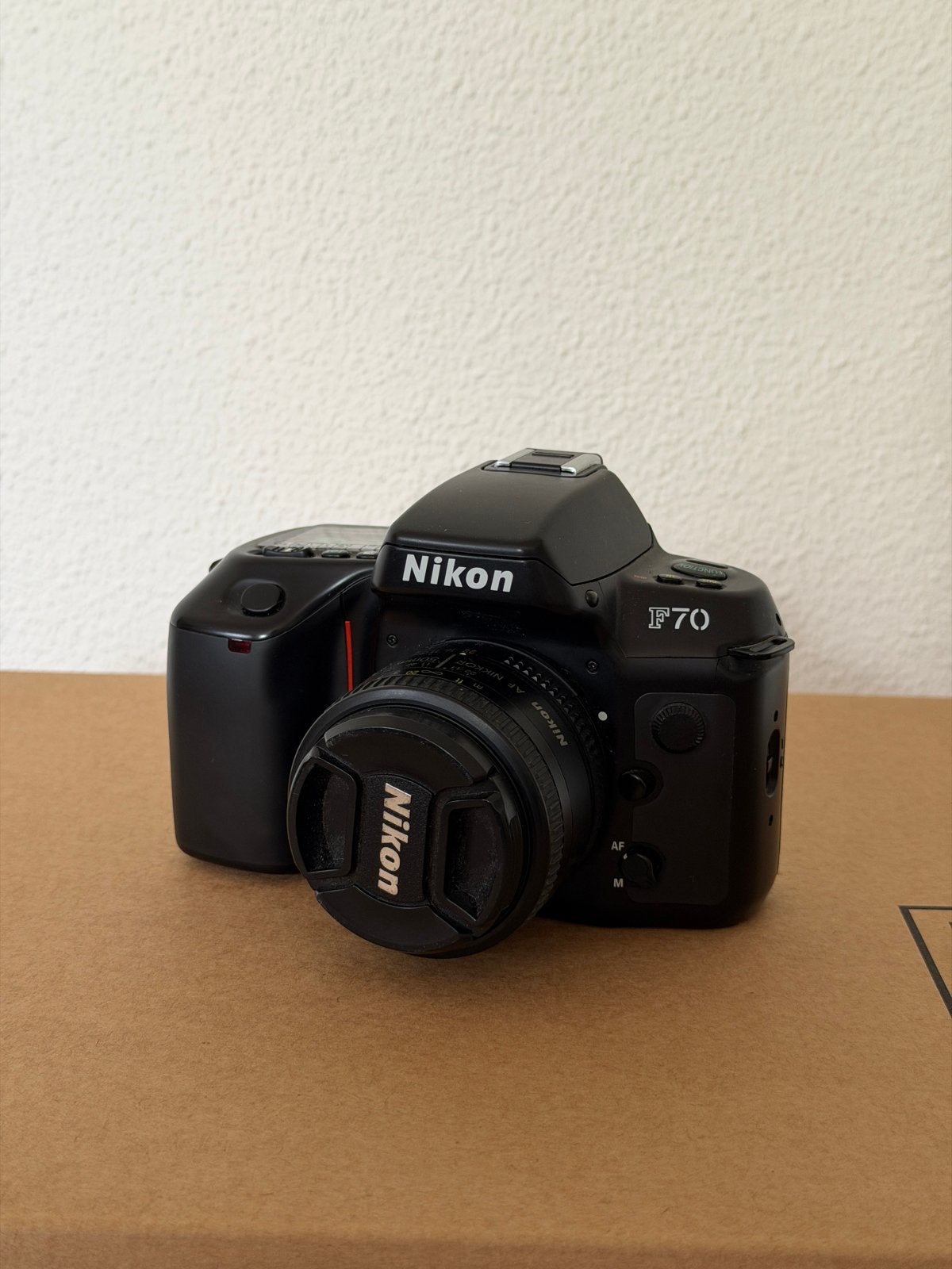 Nikon F70 spiegelreflexcamera met 50mm 1.8 AF-D lens, Ophalen of Verzenden, Gebruikt, Spiegelreflex, Nikon