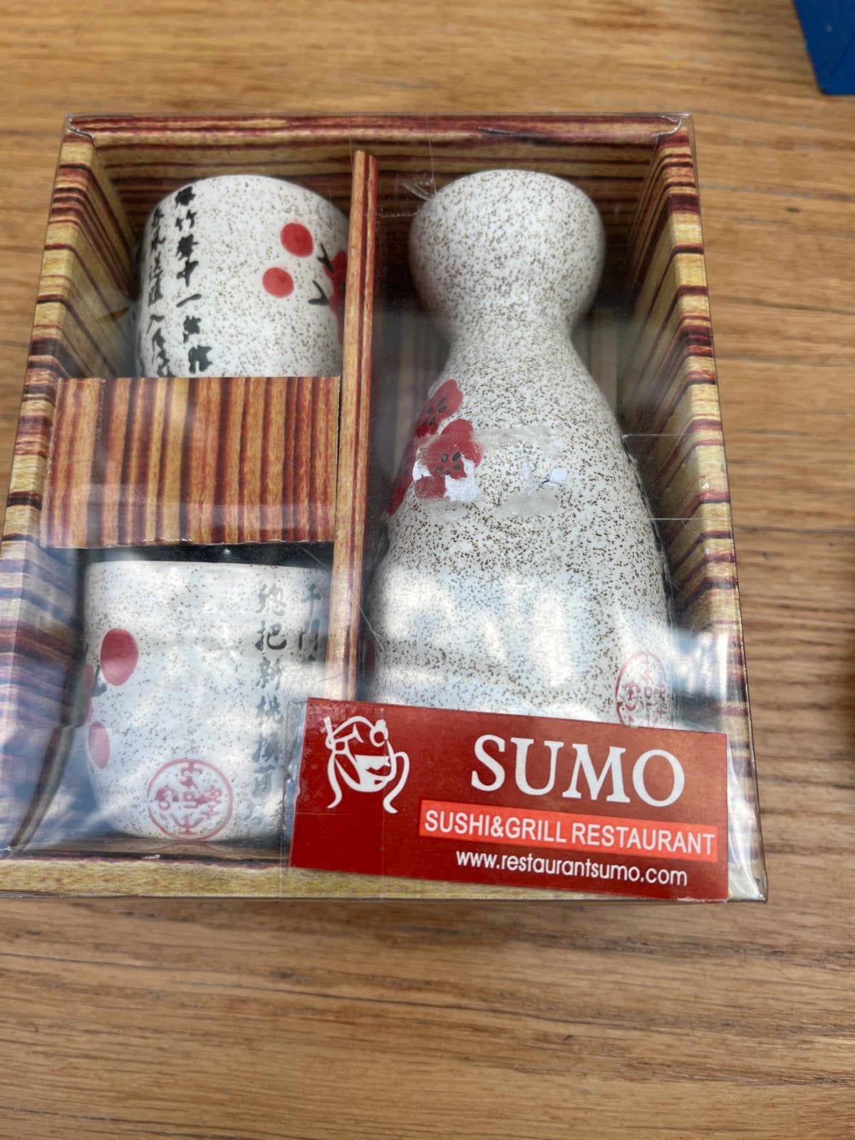 Sushi set Sumo - Sake set - Nieuw in verpakking, Aziatisch, Overige merken, Keramiek, Overige typen