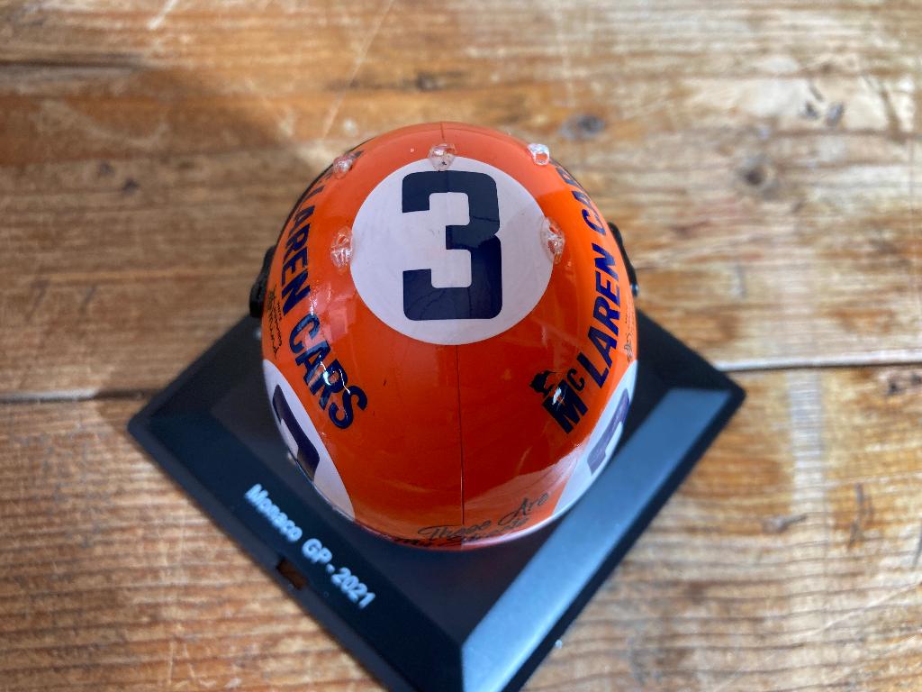 ✅ Daniël Ricciardo Monaco 2021 helm 1:5 Spark Mclaren F1 1/5, Verzamelen, Ophalen of Verzenden, Nieuw, Formule 1