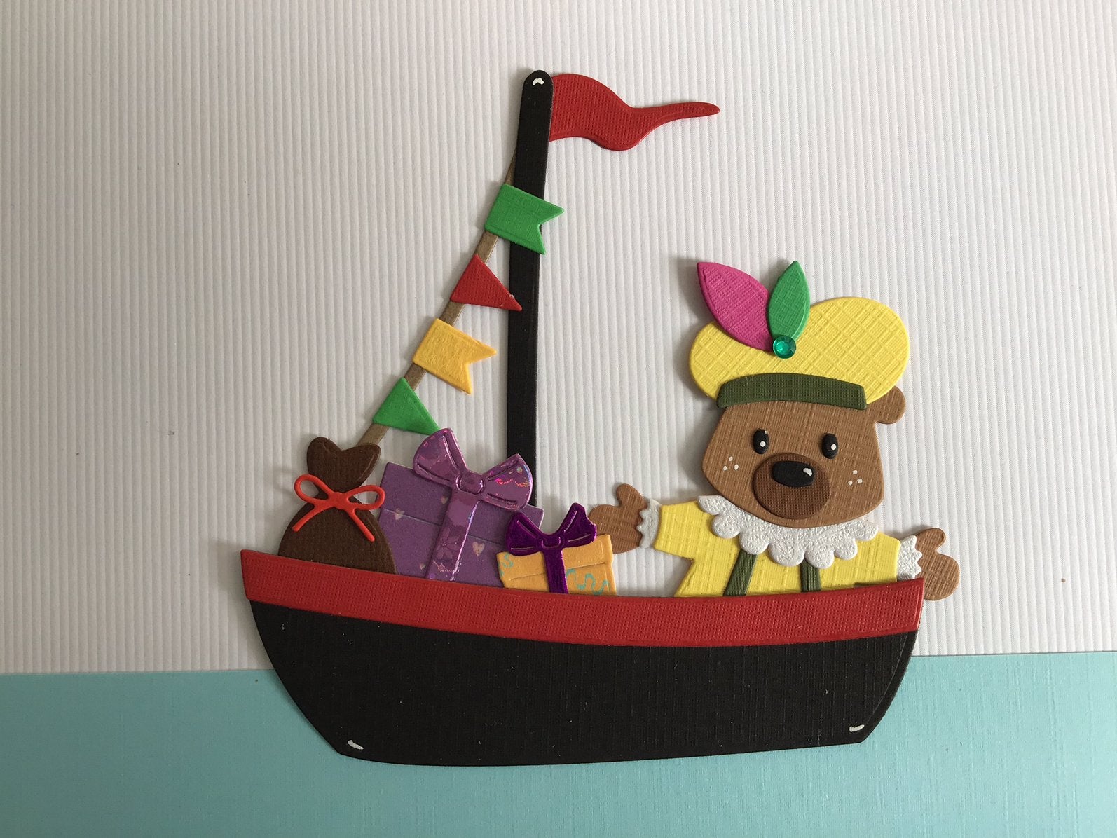 Stansjes zwarte piet in boot uitzoeken, Hobby en Vrije tijd, Ophalen of Verzenden, Nieuw, Overige thema's, Overige typen