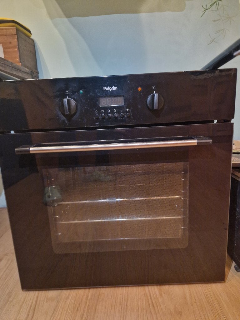 Zeer schone Pelgrim inbouwoven/ very clean build-in oven, Ophalen, Gebruikt, Hete lucht, Pelgrim
