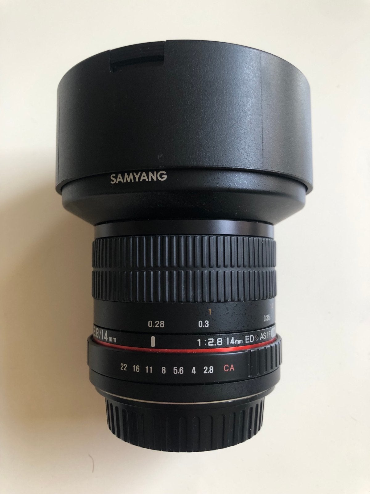 Samyang 14mm f/2.8 ED AS IF UMC Groothoeklens, Audio, Tv en Foto, Fotografie | Lenzen en Objectieven, Ophalen, Samyang, Groothoeklens