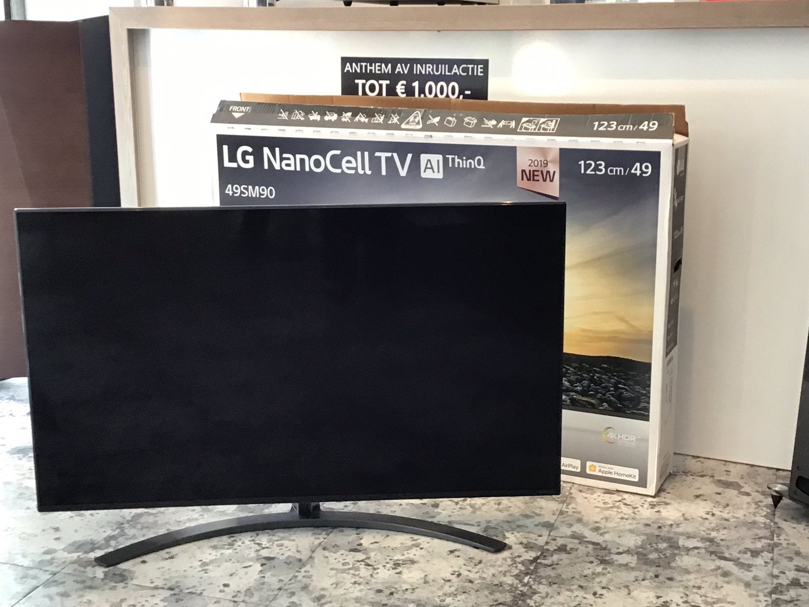 LG NanoCell TV (49Inch) smart 49sm9000pla, Ophalen, 50 Hz, 100 cm of meer, 4k (UHD)