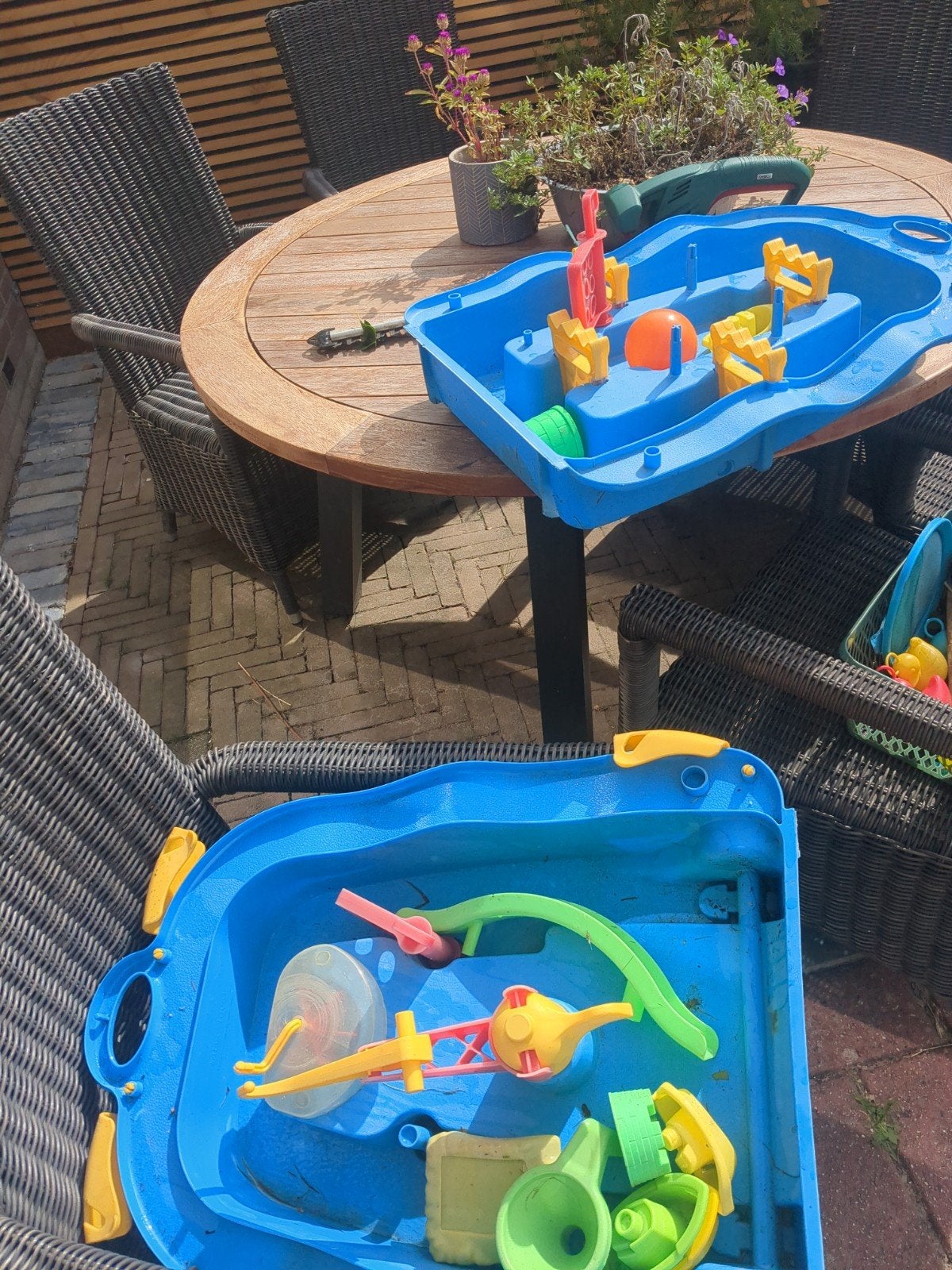 waterbaan, Ophalen, Gebruikt