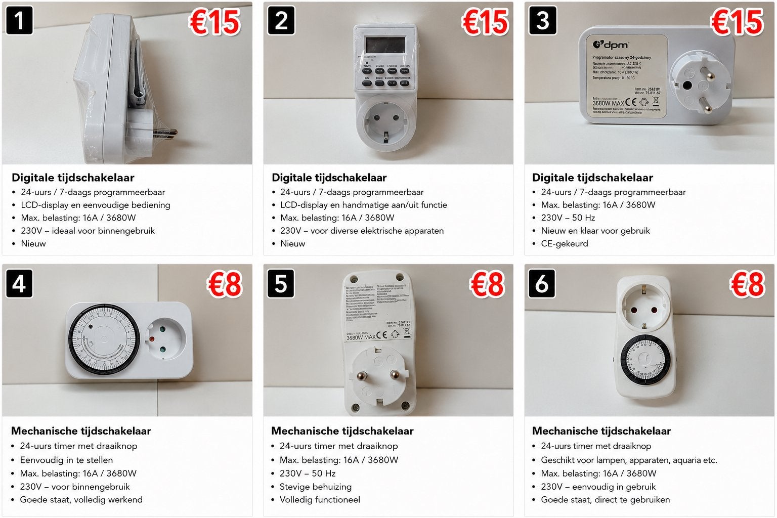 stekkers tijdschakelaars, smart plugs USB-stekkers Powerline, Ophalen of Verzenden, Zo goed als nieuw
