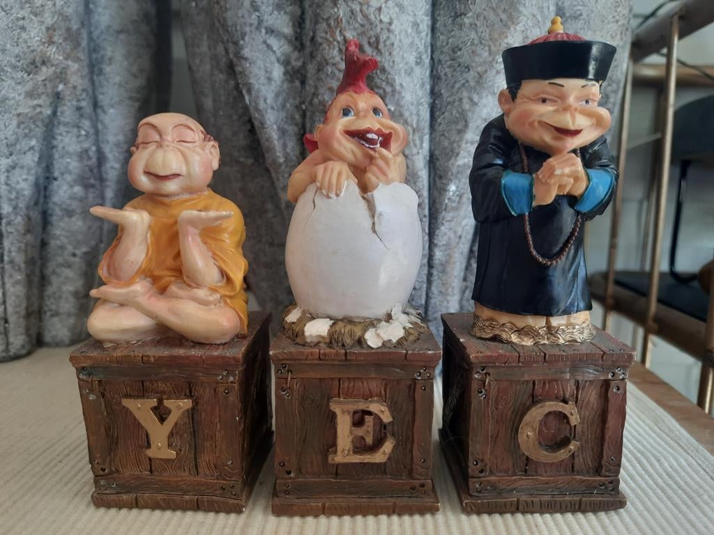 Drie laven alfabet collectie, Verzamelen, Efteling, Ophalen of Verzenden, Beeldje of Poppetje