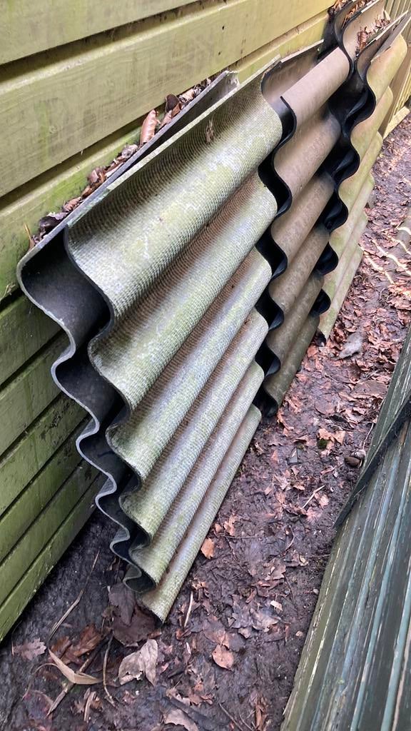 Golfplaat reststukken 70cm en 53cm 9X, Ophalen, Gebruikt, Overige materialen, Minder dan 20 mm