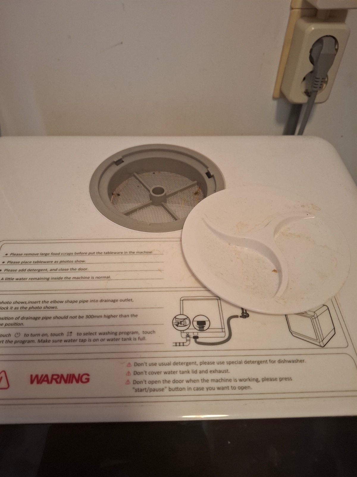 Hermitlux Vaatwasser 4 couverts - Compact en Flexibel, Ophalen, Zo goed als nieuw