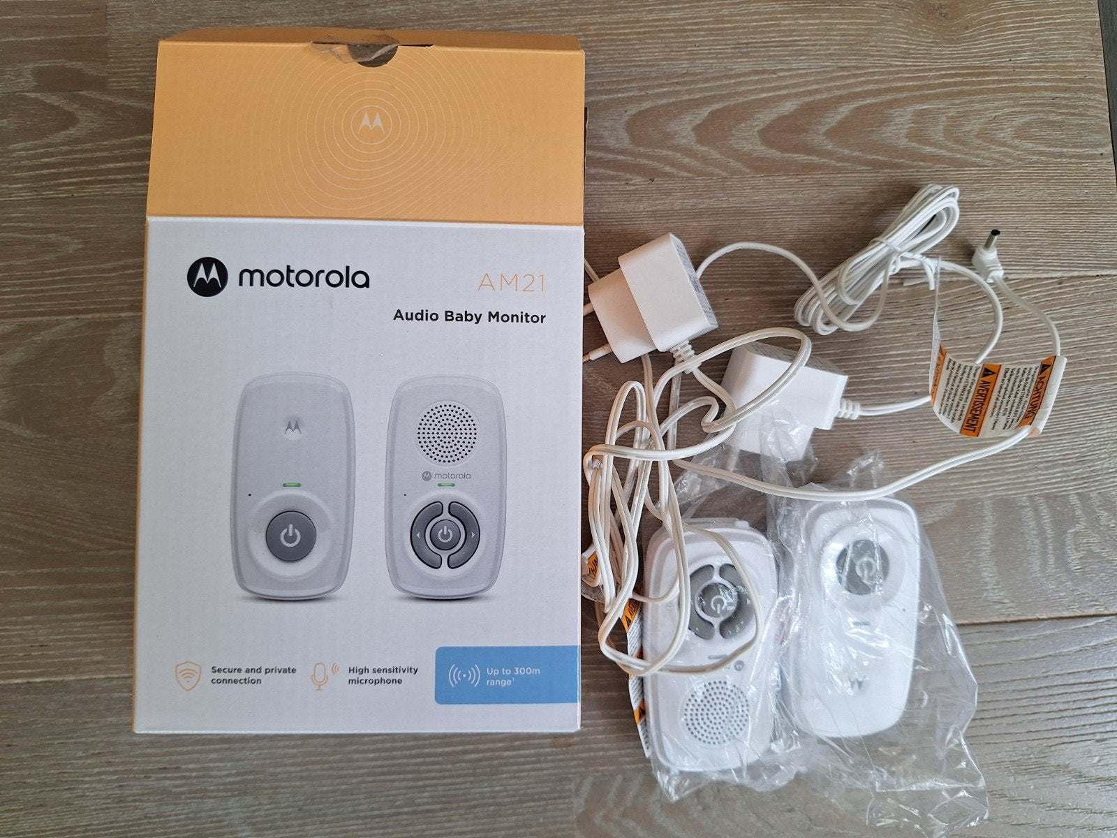Motorola AM21 Babyfoon, Kinderen en Baby's, Babyfoons, Ophalen of Verzenden, Zo goed als nieuw, 250 meter of meer