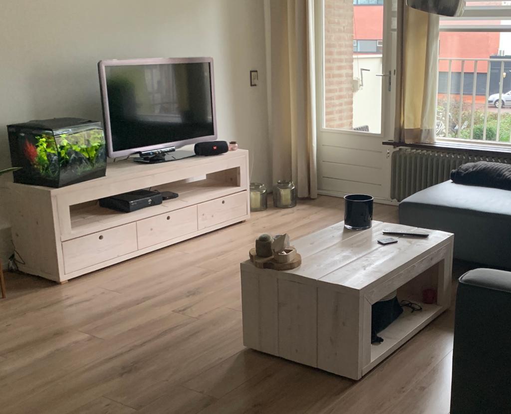 Tv meubel set steigerhout, Ophalen