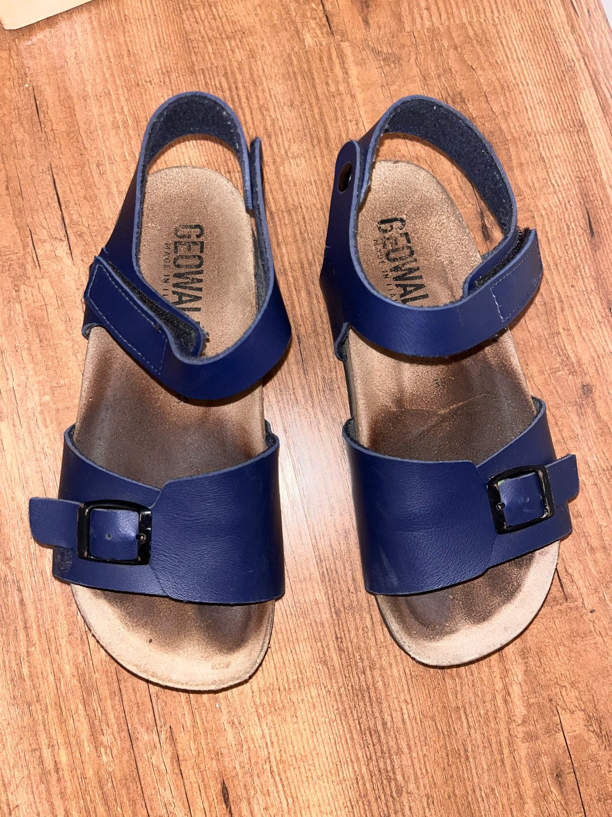 Geowalk Italiaanse Leren Sandalen Maat 35 Blauw, Ophalen of Verzenden, Jongen of Meisje, Schoenen