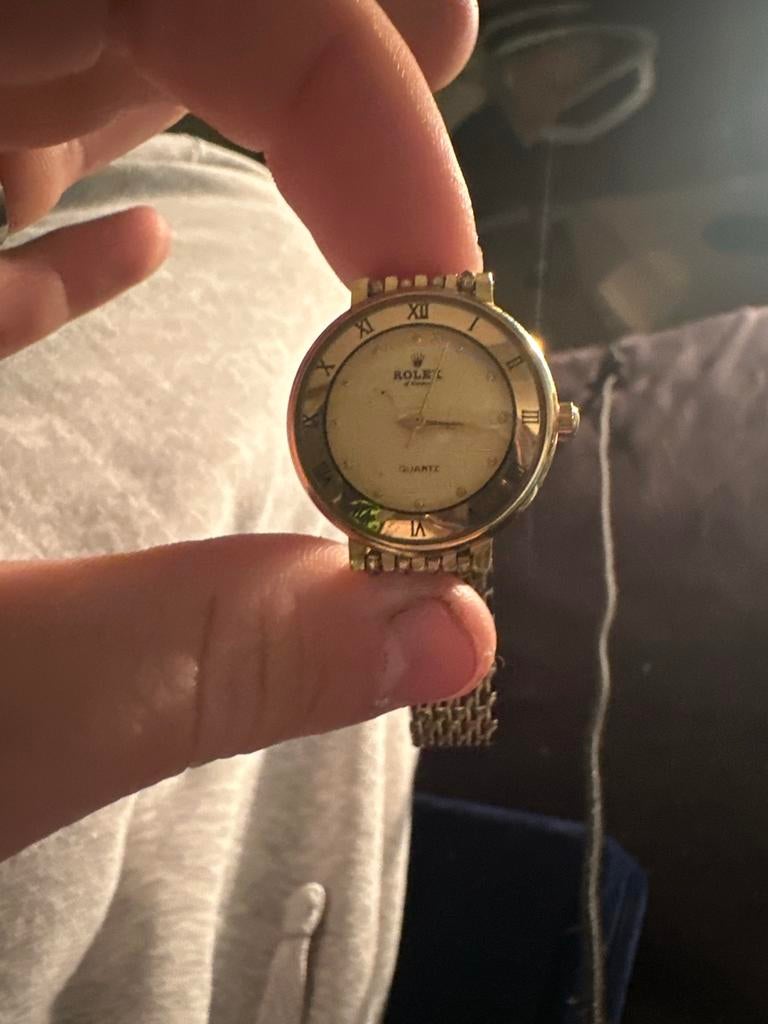 Elegante Rolex Cellini Quartz Horloge - Goudkleurig, Overige merken, Met bandje, Polshorloge, Goud