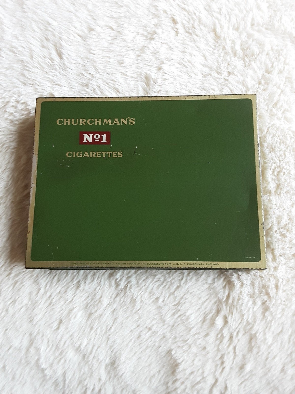 SIGARETTEN Blikje , CHURMAN'S N0 1., Ophalen of Verzenden, Gebruikt, Overige