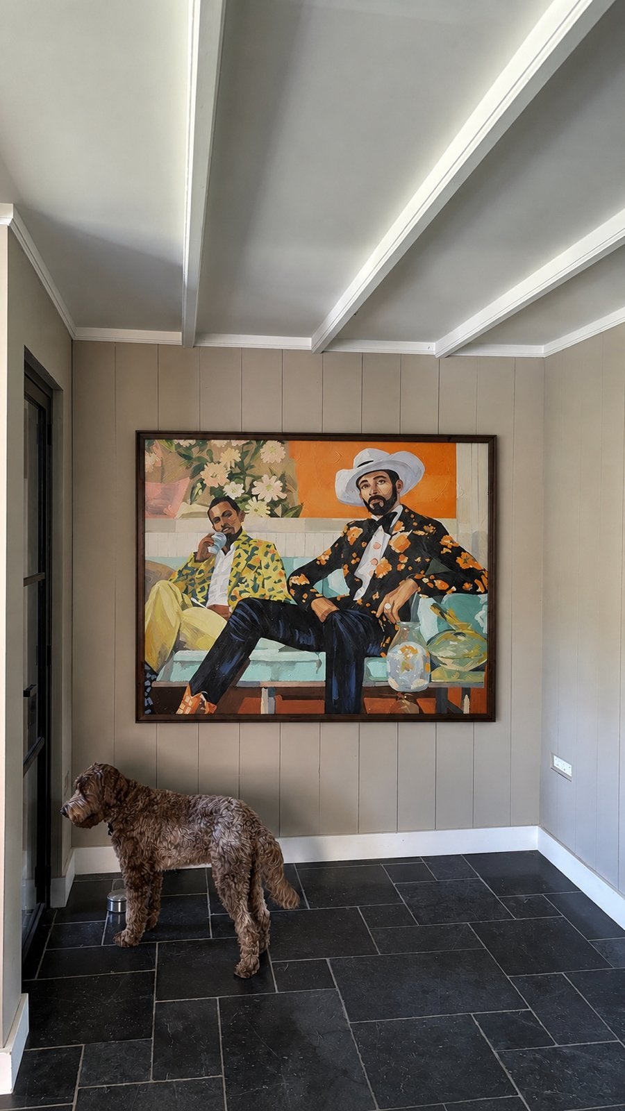 GEZOCHT: HKLiving Schilderij “Saloon”, Eén persoon, Overige typen