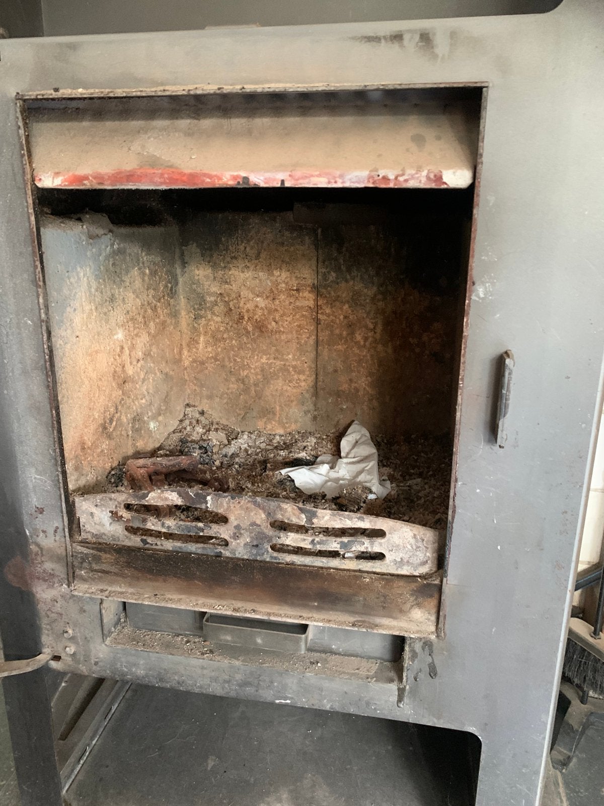 Houtkachel op cv, Ophalen, Zo goed als nieuw, Hout, Houtkachel