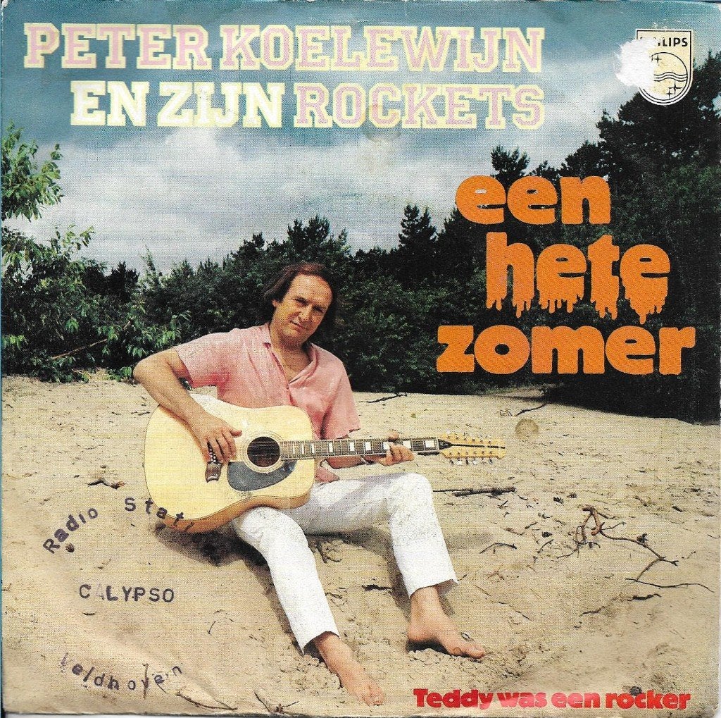 Peter Koelewijn en zijn Rockets - Een hete zomer, Cd's en Dvd's, Vinyl Singles, Ophalen of Verzenden, Gebruikt, 7 inch, Nederlandstalig
