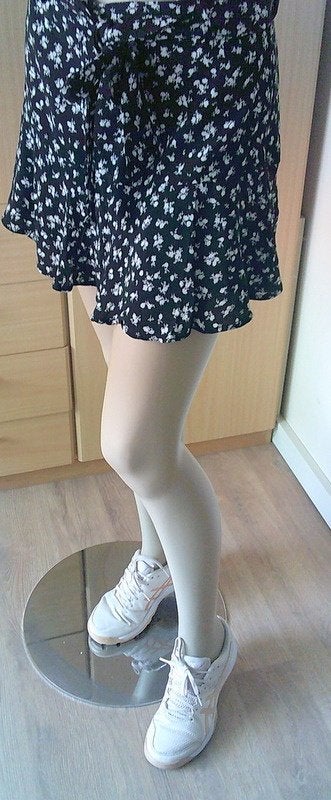ZARA z/w gebloemde skort maat S, Overige kleuren, Verzenden, Zara, Maat 36 (S)