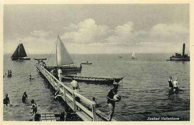 301-203-051 Vollenhove Zeebad, Verzamelen, Verzenden, Voor 1920, Overijssel