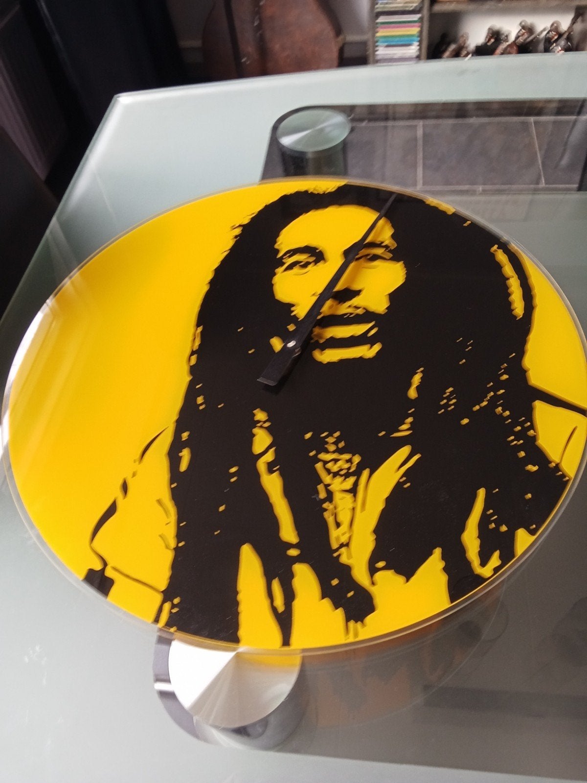 Bob Marley klok, Ophalen of Verzenden, Wandklok