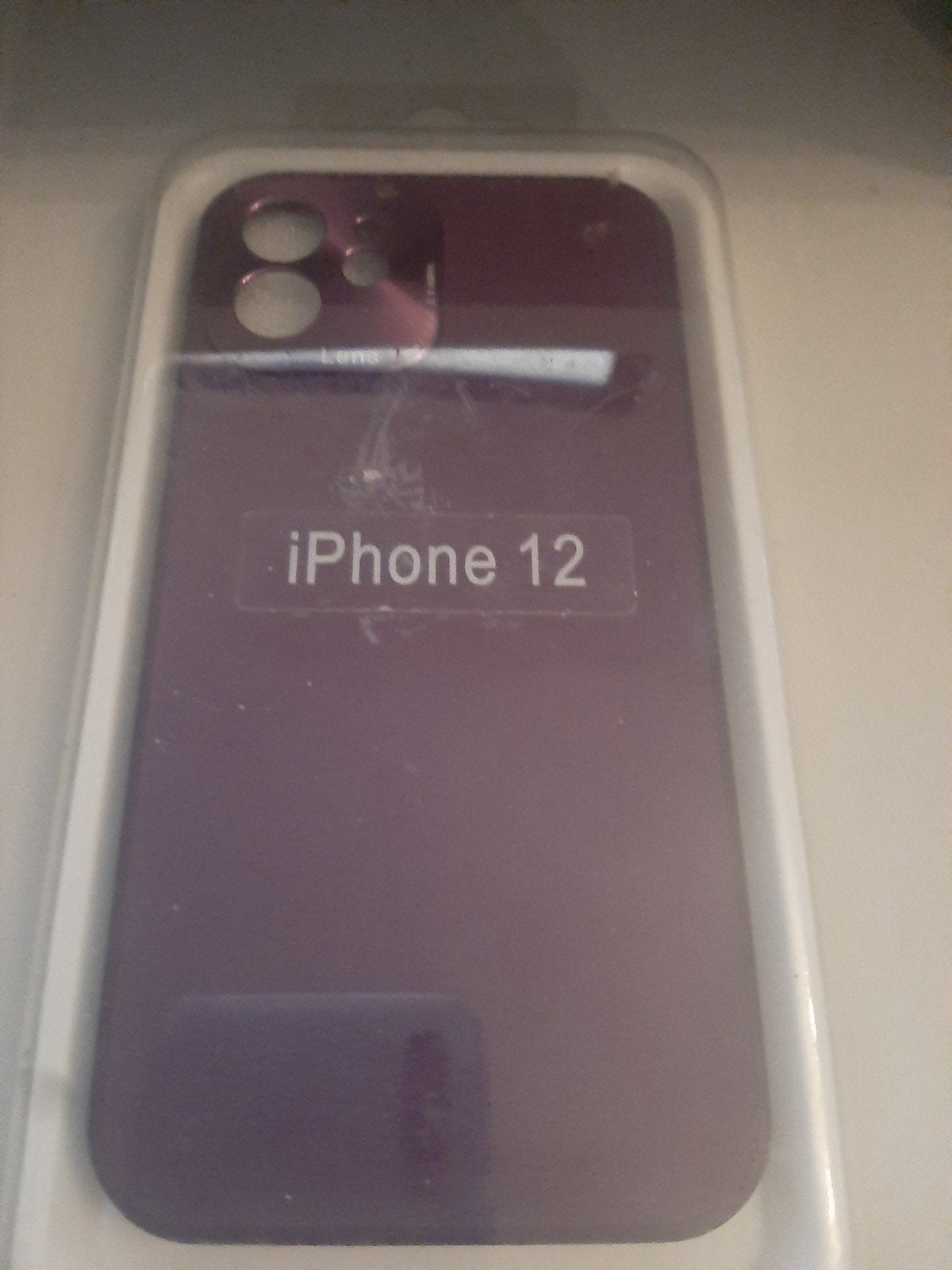 Paars iPhone 12 hoesje - Nieuw, Telecommunicatie, Mobiele telefoons | Hoesjes en Frontjes | Apple iPhone, Nieuw, Paars, Siliconen