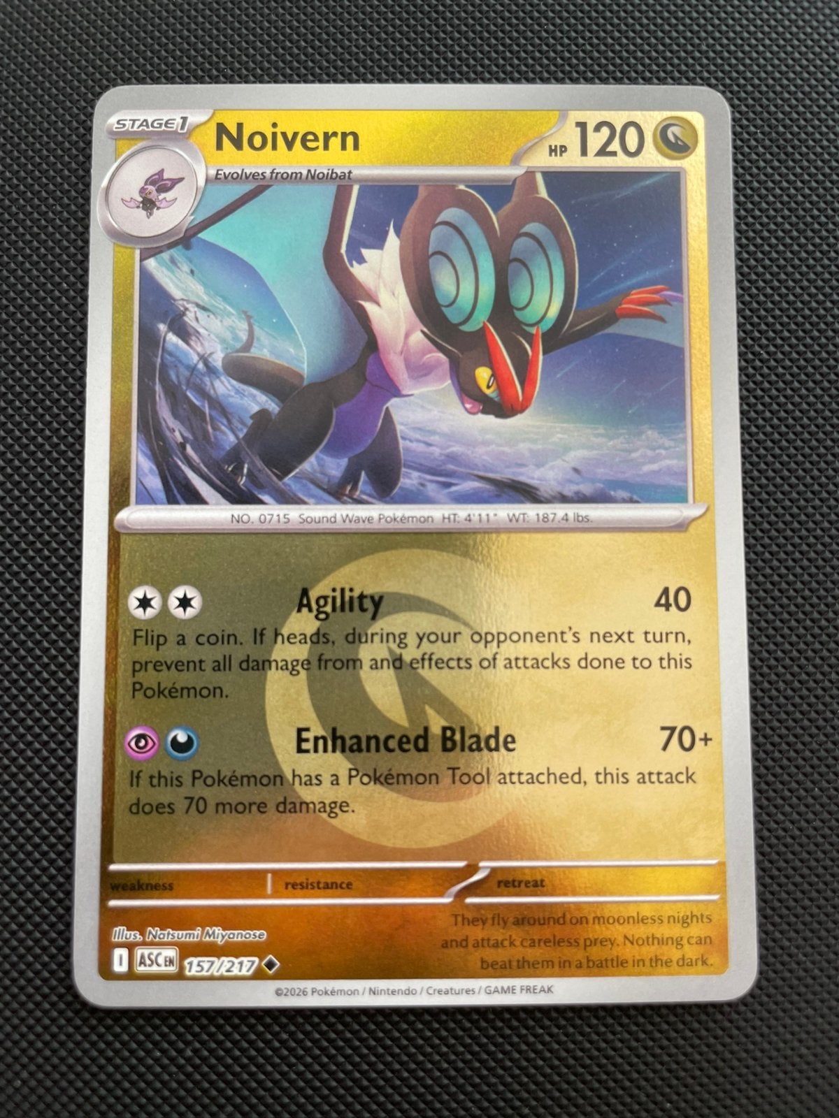 Noivern 157/217 Reverse Holo Energy Ascended Heroes, Ophalen of Verzenden, Zo goed als nieuw