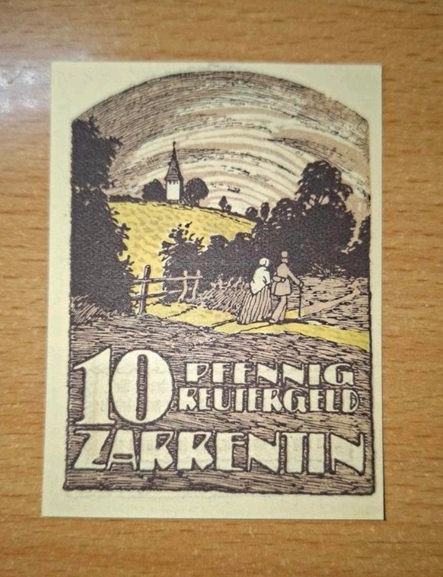 Duits Notgeld Zarrentin Noodgeld, Ophalen of Verzenden, Duitsland