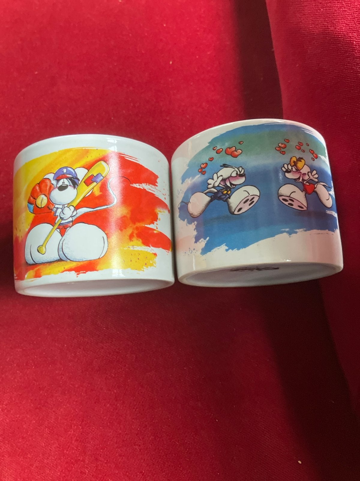 Diddl en Diddlina mokken - set van 2, Verzamelen, Verzenden, Verschillende figuren, Zo goed als nieuw, Servies