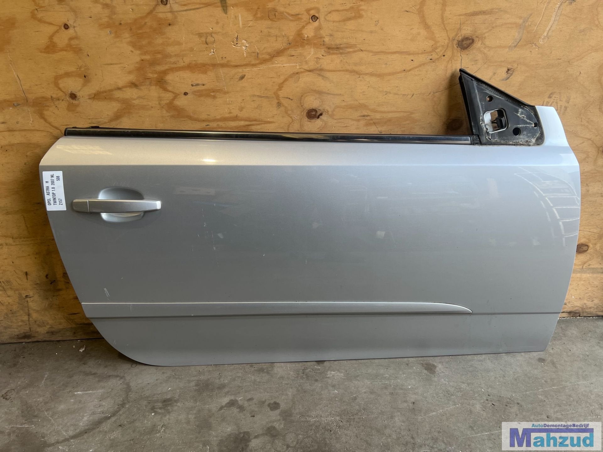 OPEL ASTRA H Twintop zilver Z157 rechts deur 2005-2010, Gebruikt, Deur, Opel Automobile GmbH, Ophalen of Verzenden