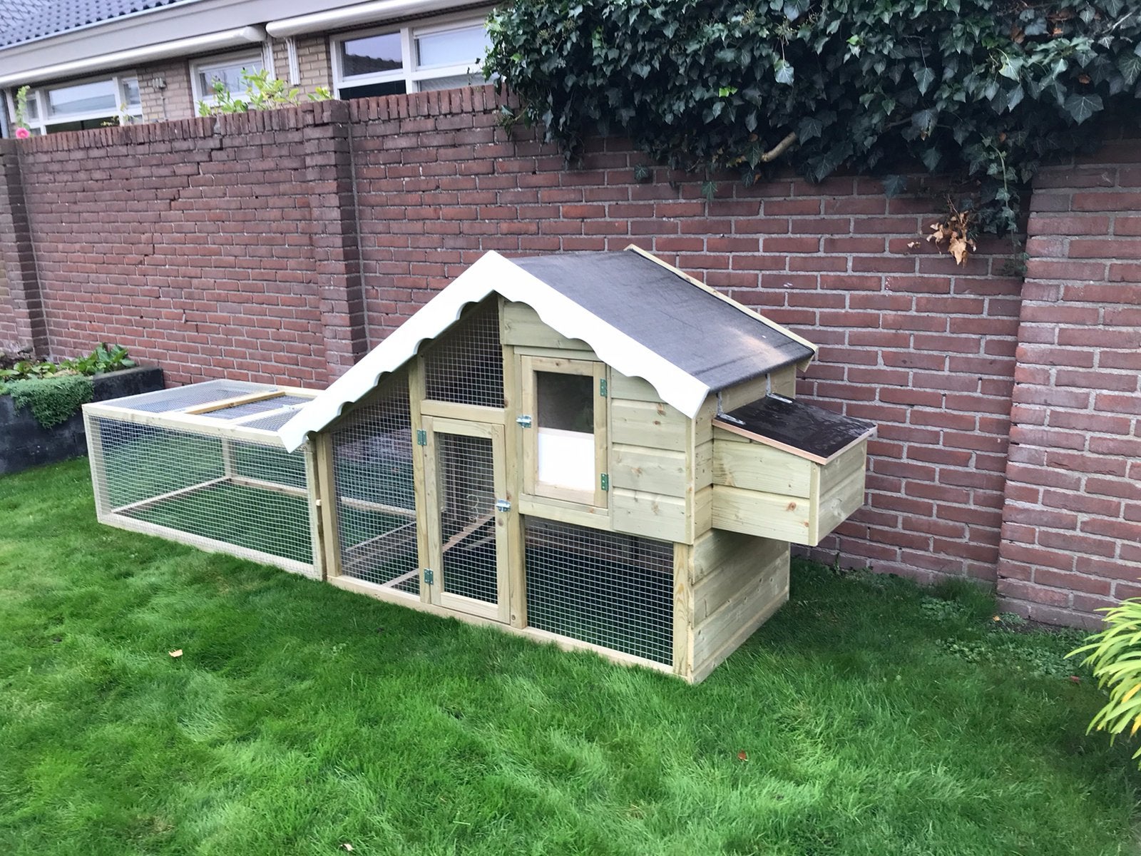 kippenhok met uitloopren, Ophalen of Verzenden, Nieuw, Kippenhok of Kippenren