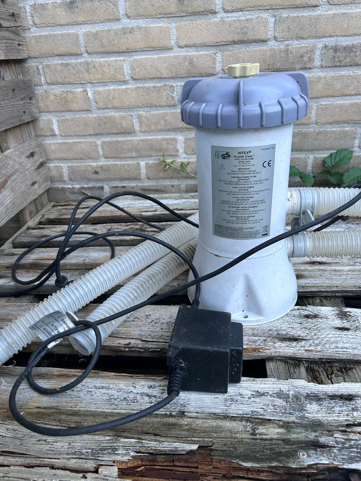 Intex Krystal Clear filterpomp voor zwembad, Ophalen, Gebruikt, Zwembadpomp