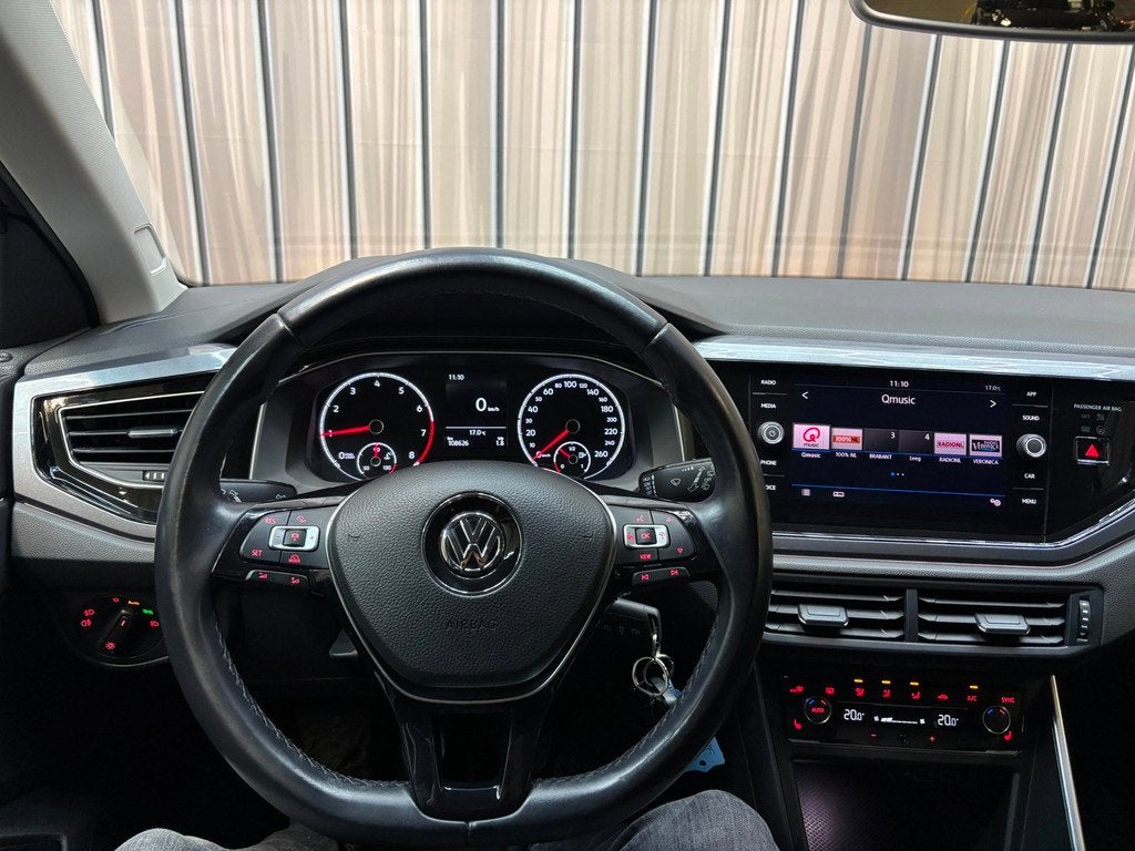 Volkswagen POLO 1.0 TSI Comfortline|ACC|Carplay|Stoelverw|PD, Auto's, Volkswagen, Voorwielaandrijving, Stof, Gebruikt, Zwart