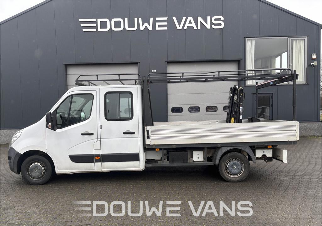 Renault Master Dubbel Cabine Hiab Laadkraan Imperiaal Trekha, Gebruikt, 4 cilinders, Renault, Origineel Nederlands