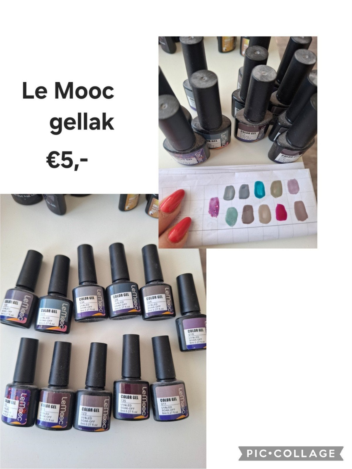 heel veel gellak, Overige kleuren, Ophalen of Verzenden, Zo goed als nieuw, Handen en Nagels