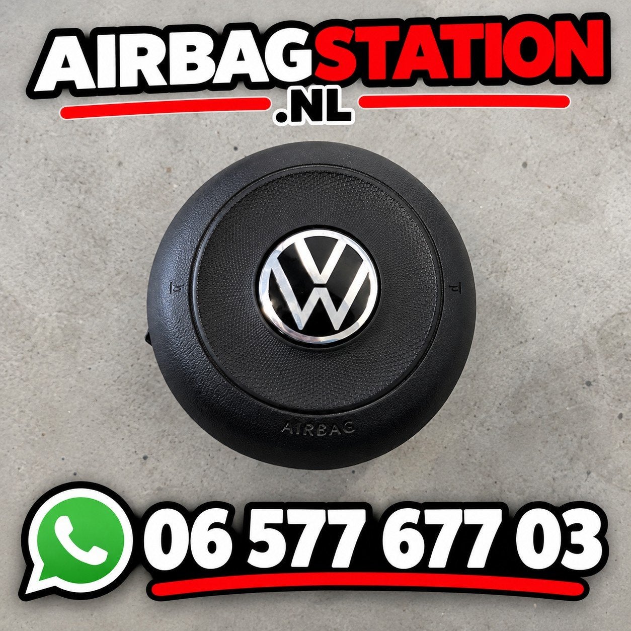 VOLKSWAGEN AIRBAG NIEUW – ORIGINELE STUURAIRBAG TE KOOP, Auto-onderdelen, Ophalen of Verzenden, Nieuw, Volkswagen