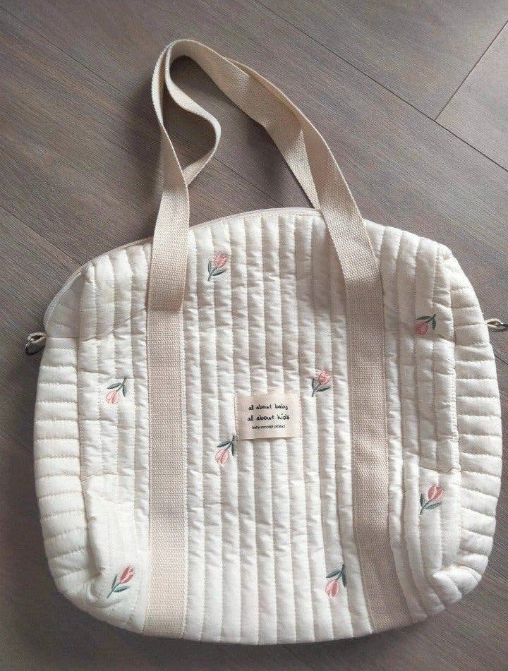 Leuke tas met tulpen, luiertas of weekendtas, Verzorgingstas, Overige merken, Nieuw, Ophalen of Verzenden