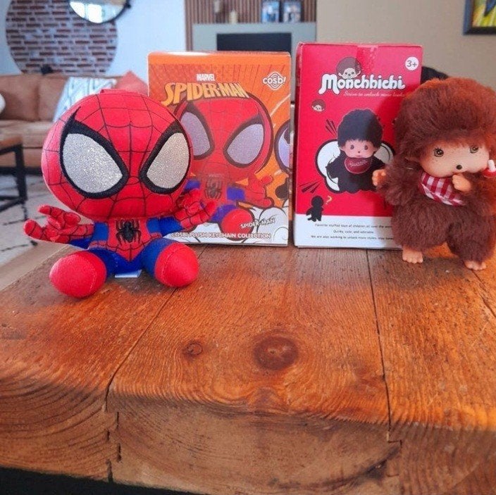 Misterybox spiderman en monchhichi, Ophalen of Verzenden