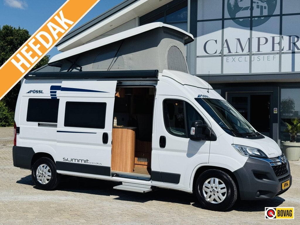 Pössl Summit Plus 600 Hefdak Busbiker Softclose 201, Caravans en Kamperen, Campers, 6 tot 7 meter, Bedrijf, Info@poessl-mobile.de