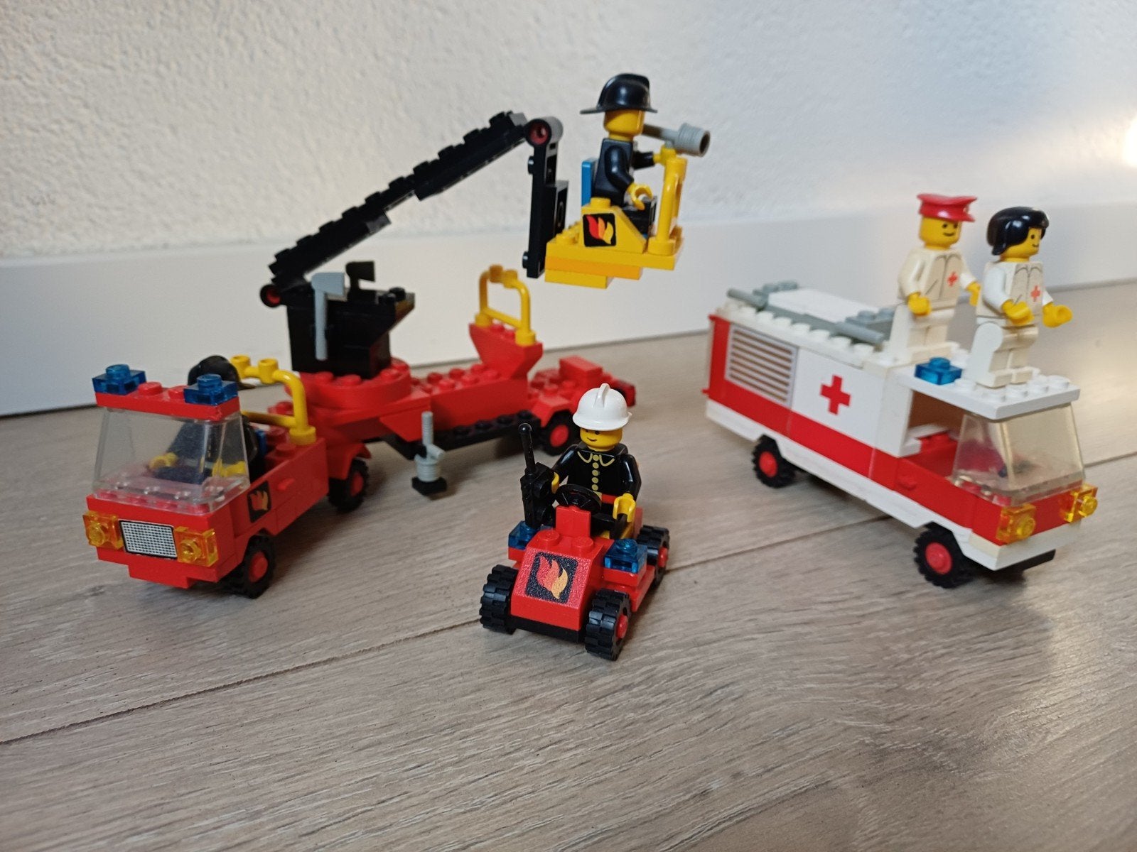 lego brandweer en ambulance, Ophalen of Verzenden, Gebruikt